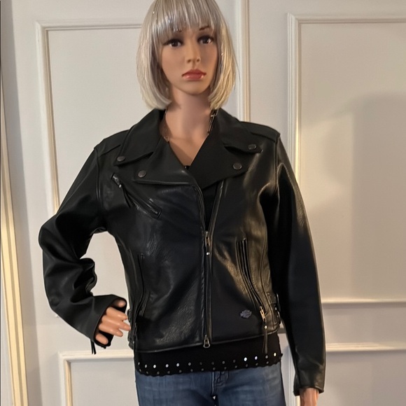 Women's Black Leather Jacket